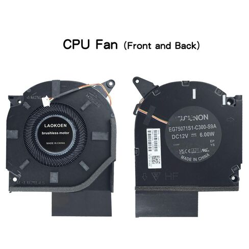 New Cooling Fan for HP OMEN Gaming Laptop 16-wf 16-wf000 16-WF0083dx 16-xf 16-xf000 16-XF0033DX Series (DC12V 6W) p/n：N44737-001 EG75071S1-C300-S9A EG75071S1-C310-S9A in Saudi Arabia