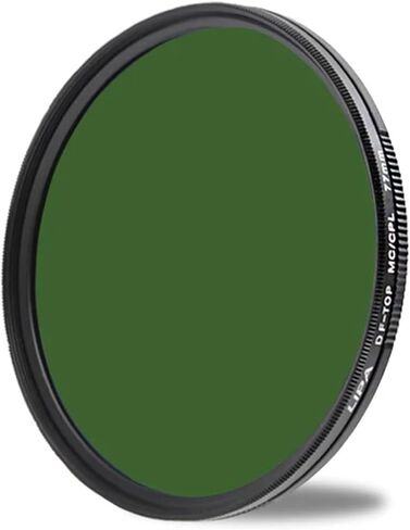 مرشح Polarizer رفيع الإطار متعدد الطبقات عالي الدقة لكاميرات SLR - طلاء مزدوج الجوانب لتحسين جودة الصورة (58 مم) in Kuwait