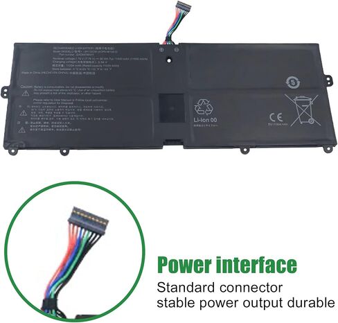 LBY122CM Laptop Battery Replacement for LG Gram 16Z90R Series Notebook EAC64798311 Black 7.76V 90Wh 11600mAh in Saudi Arabia