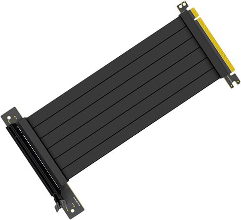 90degree Pci Express Riser Extension Cable Pcie Full Adapter for Graphics Card Flexible Easy to Install Compatible All Gpus and Computer Parts in Saudi Arabia