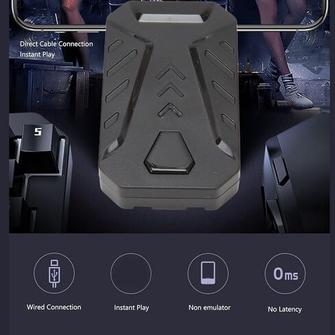 مجموعة ألعاب ماوس بنصف لوحة مفاتيح بيد واحدة مع ضوء RGB LED ولوحات مفاتيح ألعاب الكمبيوتر ومحول الماوس مجموعة نصف سلكية RGB مع محول محول سلكي in Kuwait