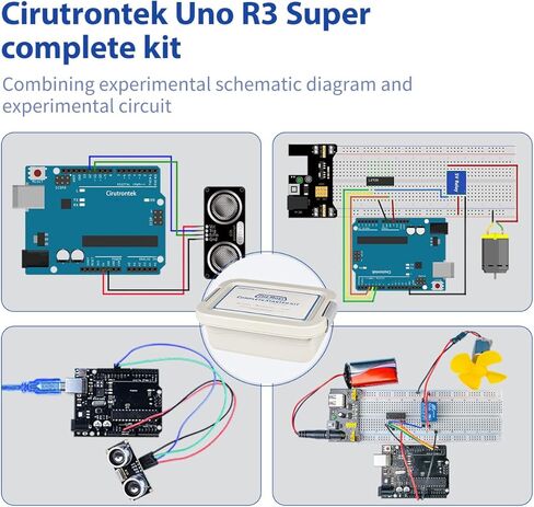 Most Complete Starter Kit for UNO R3 Project Electronics Starter Kit with Tutorial Compatible with IDE STEM Projects for Teens Adults Robotics & Engineering Kits Science | Coding | Programming Kit in Saudi Arabia