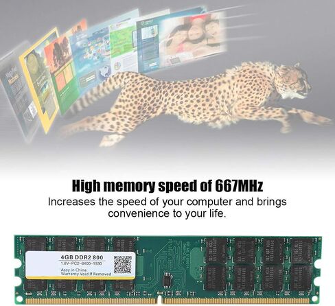 240 Pin PC Memory DDR2، 4GB 800MHz DDR2 وحدة الذاكرة DDR2 وحدة ذاكرة نقل البيانات السريعة للكمبيوتر المكتبي PC2-6400 in Saudi Arabia