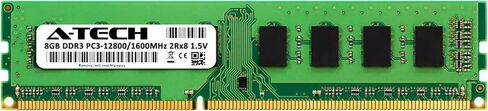ذاكرة الوصول العشوائي A-Tech سعة 8 جيجابايت لجهاز Dell OptiPlex 3020 SFF | DDR3 1600MHz PC3-12800 Non-ECC DIMM 2Rx8 1.5V Desktop Tower PC وحدة ترقية ذاكرة واحدة (بديل لـ SNP66GKYC/8G، A6994446، 66GKY، 066GKY) in Kuwait