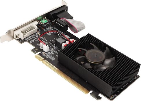 GT220 Gaming Graphics Card, 128bit 1GB DDR3 Graphics Card Upgrade Computer Accessories, VGA DVI HDML, Video Card for Gaming PC in Saudi Arabia