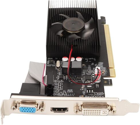 GT220 Gaming Graphics Card, 128bit 1GB DDR3 Graphics Card Upgrade Computer Accessories, VGA DVI HDML, Video Card for Gaming PC in Saudi Arabia