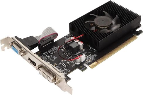 GT220 Gaming Graphics Card, 128bit 1GB DDR3 Graphics Card Upgrade Computer Accessories, VGA DVI HDML, Video Card for Gaming PC in Saudi Arabia