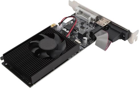 VBESTLIFE GT210 1GB Graphics Card, DDR3 64 Bit GPU, PCIE 2.0 16X Gaming Video Card, Desktop Computer Low Profile Graphics Card with HDMI, DVI, VGA Ports in Saudi Arabia