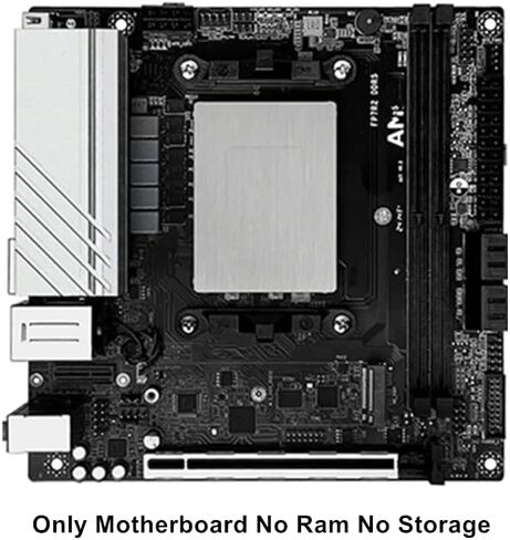 لوحة أم N17 NAS AMD Ryzen 9 8945HS 2xNVMe 4xSATA3.0 1x PCIEx8 2xDDR5 2x2.5G LAN 17x17 لوحة رئيسية للألعاب ITX HDMI * 2 DP Mini ITX لوحة توجيه ناعمة in Kuwait