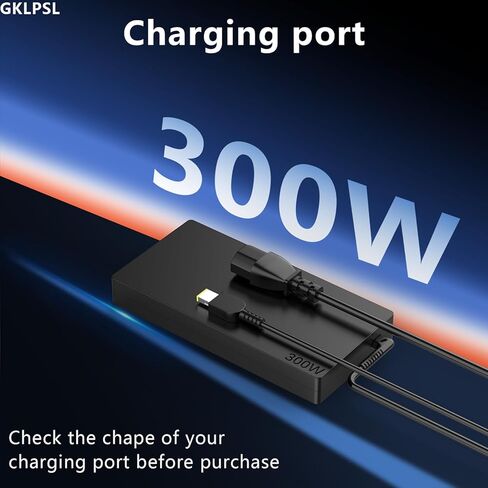 2025 Slim 300W 245W AC Adapter Compatible with Lenovo Legion 5 7 7i Pro 5 5i Gen 10 Gen 9 15AHP10 15IRX10 16IAX10 16IAX10H LOQ 15 17 15IRX10 17IRX10 Yoga Pro 9 16IAH10 Yoga AIO 7 Laptop in Saudi Arabia