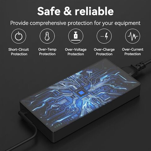 2025 Slim 300W 245W AC Adapter Compatible with Lenovo Legion 5 7 7i Pro 5 5i Gen 10 Gen 9 15AHP10 15IRX10 16IAX10 16IAX10H LOQ 15 17 15IRX10 17IRX10 Yoga Pro 9 16IAH10 Yoga AIO 7 Laptop in Saudi Arabia