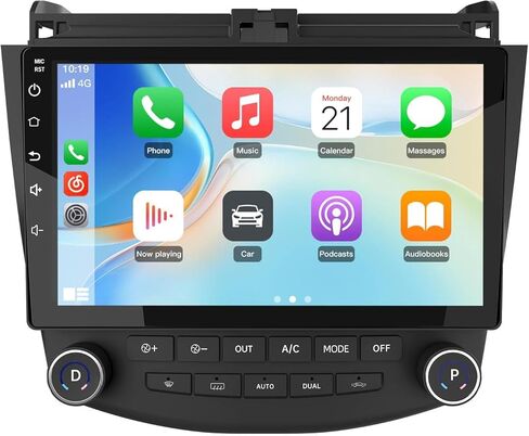 AWESAFE Android 13 Car Radio Stereo 10 inch Touch Screen with CarPlay Android Auto for Honda Accord 7th 2003 2004 2005 2006 2007 in Saudi Arabia