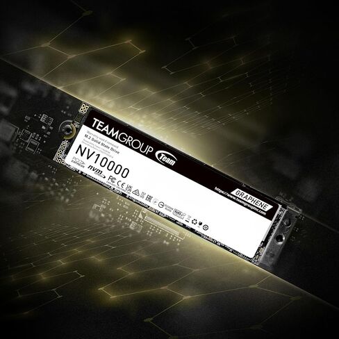 TEAMGROUP NV10000 2TB SLC Cache NVMe PCIe 5.0 Gen5x4 M.2 2280 كمبيوتر محمول سطح المكتب SSD سرعة قراءة/كتابة تصل إلى 10000 / 8500 ميجابايت/ثانية TM8FGP002T0C101 in Saudi Arabia