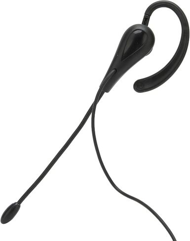 Keenso Ear Hook Call Center Headset Lightweight Single Sided 3.5mm Headphone with Microphone for Laptop Mobile Phones, Noise Reduction, for All Devices in Saudi Arabia