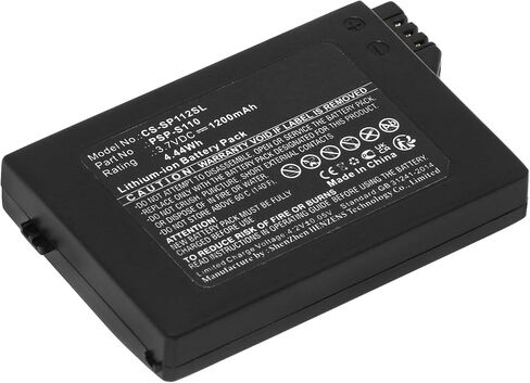 1200mAh Li-ion Replacement Rechargeable for PSP Battery, Compatible with PSP 2000 3000 Series Slim Lite 2th PSP-S110 in Saudi Arabia