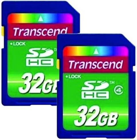 DJI Phantom 2 Vision Quadcopter Drone Memory Card 2 x 32GB Secure Digital High Capacity (SDHC) Memory Cards (2 Pack) in Saudi Arabia