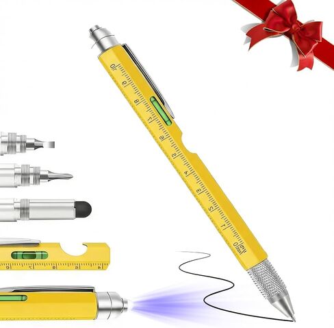 9 in 1 Multitool Pen-Stocking Stuffers for Men,Dad,Husband-Cool Gadgets Gift for Teens & Adults in Saudi Arabia