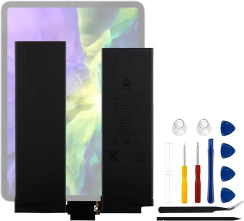 7540mAh New A2224 Rechargeable Battery Compatible with iPad Pro 11" 2nd Gen 2020 A2228 A2231 A2068 A2230 with Upgraded Repair Tools Kit in Saudi Arabia