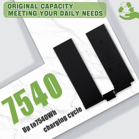 7540mAh New A2224 Rechargeable Battery Compatible with iPad Pro 11" 2nd Gen 2020 A2228 A2231 A2068 A2230 with Upgraded Repair Tools Kit in Saudi Arabia