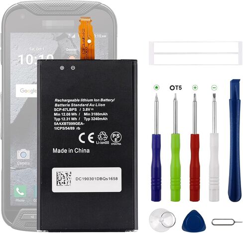 3240mAh New SCP-67LBPS Replacement Battery Compatible with Kyocera Duraforce PRO E6820 E6810 with Upgrade Tools in Saudi Arabia