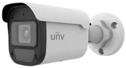 كاميرا Uniview Tech EC-B8F28M بدقة 8 ميجابكسل 4K على شكل رصاصة، كاميرا ذكية تعمل بالأشعة تحت الحمراء WDR 2D/3D DNR، نظام مراقبة شبكة كاميرا أمان خارجية H.265 PoE مع عدسة ثابتة مقاس 2.8 مم، معدنية in Kuwait