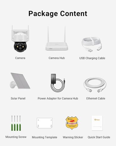 Anlapus Solar Security Camera Wireless Outdoor, 2.5K Pan/Tilt Cam Kit with Solar Panel, Wireless Home Security Camera System with PIR/AI Detection, Color Night Vision, No Monthly Fee, 32GB Memory Card in Saudi Arabia