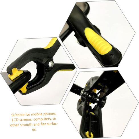 4Pcs LCD Screen Clamps Mobile Phone Fixing Clips for Tablet and Computer Repair Durable and Sturdy Fastening Tools with Skid Grip for Smooth Surfaces in Saudi Arabia