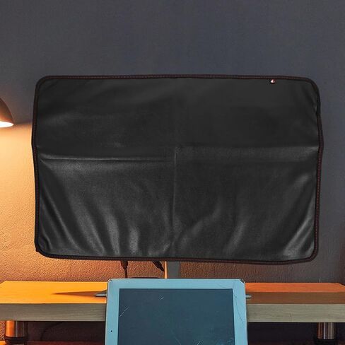 Uonlytech Desktop Computer Monitor Dust Cover 21-inch with Oxford Cloth, Protective Screen Display Cover with Pocket, Office Computer Accessory for Dust Prevention in Saudi Arabia