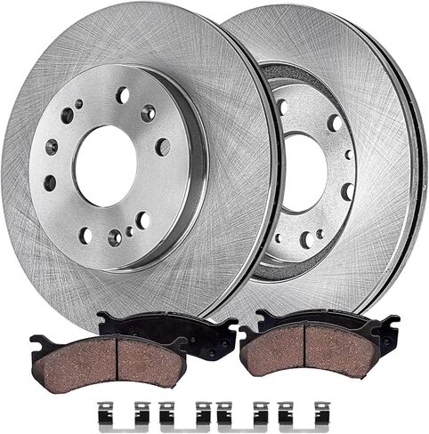 Detroit Axle - Rear Brake Kit for Ford 2020-2023 Explorer [Standard Brakes] 12.60" inch Disc Brake Rotors Ceramic Brakes Pads 2021 2022 Replacement in Saudi Arabia