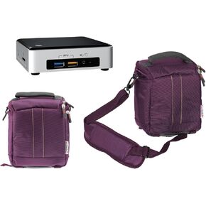 Navitech Purple Mini PC Bag Case Compatible With Intel NUC-Kit NUC6I7KYK in Kuwait