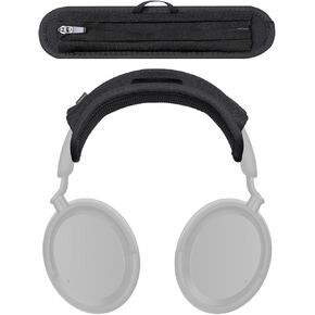 Headband Cushion Cover Compatible with Sennheiser ACCENTUM, Momentum 4, Momentum 3, Momentum 2,Momentum Over/On Ear Headphone, 6mm Thick Cushion, No Wobble Zipper Slider, with Hanging Loop in Kuwait