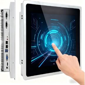 Industrial Embedded Panel PC, 8GB+256GB Industrial Touch Screen Panel Computer, 2X USB3.0, 5X RS232, 1xRS485 for Factory, Kiosk, Warehouse, 12.1Inches in Saudi Arabia