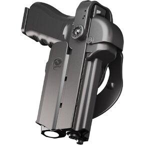 حافظة Orpaz T40 G45 مع ضوء، المستوى الثاني/المستوى الثالث OWB حافظة تحمل الضوء متوافقة مع Glock 45، تناسب معظم الأضواء والليزر والمشاهد والبصريات in Kuwait