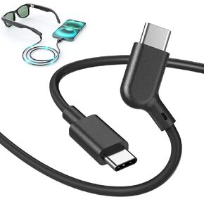 نظارات AR الذكية USB C لشحن البيانات وكابل إمداد الطاقة، 1.2M / 3.9FT 20Gbps USB 3.2 Gen2 - متوافق مع XREAL Air/One، VITURE Pro XR، RayNeo Air، Rokid Max/Joy in Kuwait