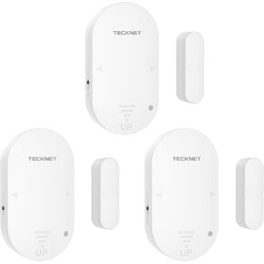 TECKNET Door Alarms for Kids Safety, Door Alarms When Opened, Two-Way Door and Window Alarm Door Alarm for Home Security, 2-in-1 Alarm & Chime, 3-Level Volume Control, Door Sensor Alarm (3 Pack) in Kuwait