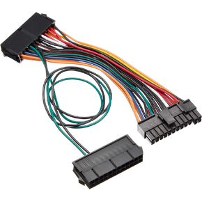 Silverstone SST-PP10 - كابل محول إمداد الطاقة، مقبس مزدوج 24 سنًا + قابس فردي 24 سنًا، لتشغيل مصدري طاقة in Kuwait