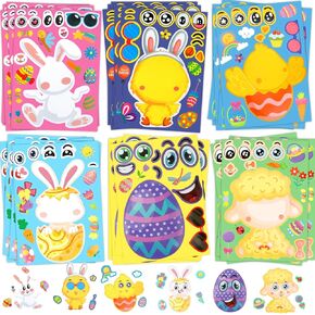 Christmas Stickers, 27 Sheets Xmas Stickers Crafts for Kids, Make a Face Your Own Sticker, Christmas Gifts Stocking Stuffers for Xmas Classroom Activities DIY Games Holiday Party Favors Supplies in Saudi Arabia