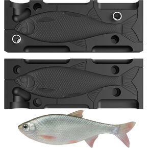 Premium Soft Plastic Lure Mold for Realistic Fish Lures Bass Fishing Custom Injection Mold | No Release Oil Needed | CNC Machined | High Heat Resistant (5 Inch) in Saudi Arabia