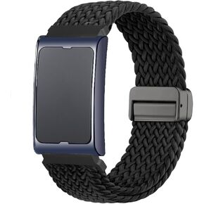 Braided Nylon Watch Band Compatible with Amazfit Helio Strap, 22mm Magnetic Stretchy Elastic Fabric Bands for Amazfit Helio Strap in Kuwait