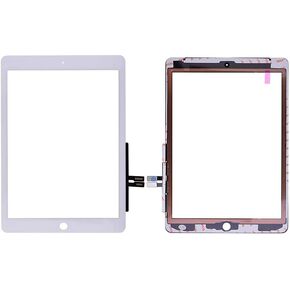 Replacement for iPad 6th Generation A1893 A1954 2018 Ver. Glass Digitizer Touch Screen Lens USA (Black + Home Button) in Kuwait