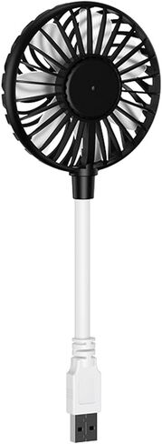 Portable USB Fan with Customizable for Home and Office Use, White 35x8x2.8cm, Other in Saudi Arabia