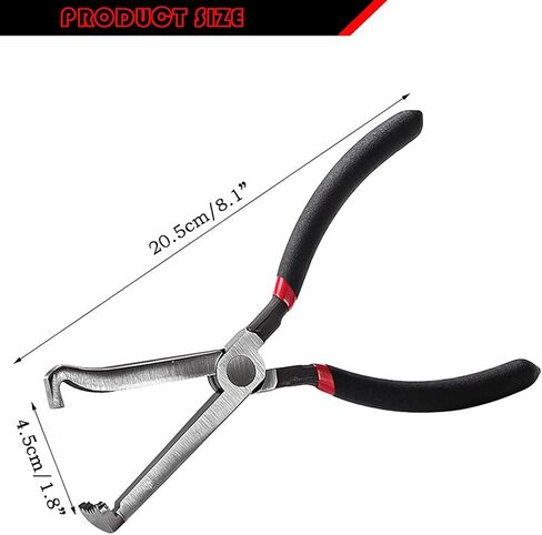 Electrical Disconnect Pliers, 37980 60 Degree Connector Pliers for Car,Automotive Electrical Plug Connector Disconnect Tool for Push Tab Style Plugs Suitable for Fuel Line Petrol Clip in Kuwait