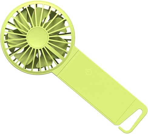 Homoyoyo USB Folding Handheld Mini Fan for Home Office School, Fluorescent Green, Portable Rechargeable Small USB Fan with Compact Design, 85x35x193mm in Saudi Arabia