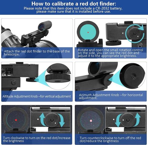 Smartphone Telescope Adapter - Bundle with - Red Dot Finderscope in Saudi Arabia
