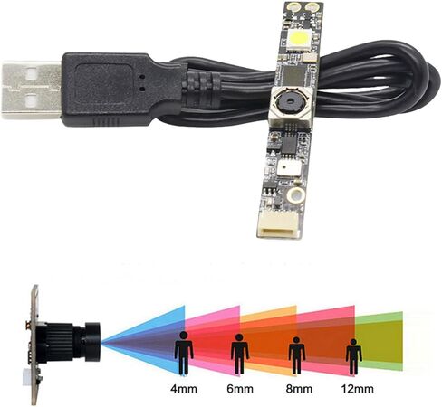 وحدة كاميرا USB 5MP OV5640 التركيز التلقائي 2592x1944 الاستشعار حجم صغير لا يحتاج إلى سائق in Kuwait