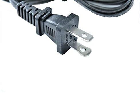 Omnihil Universal 30 Feet Long2 Prong 2 Pin Power Cord (NEMA 1-15P to IEC C7) 18AWG CE/BS/SAA معتمد - ما يصل إلى 500 واط أقصى طاقة - مدرج في قائمة UL (متوافق مع العديد من الطرز) in Kuwait