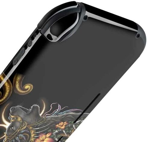 غلاف Skinit المخصص للألعاب متوافق مع Nintendo Switch Lite - تم تصميمه في الأصل Wolf Howling بواسطة Sarah Richter Design in Kuwait