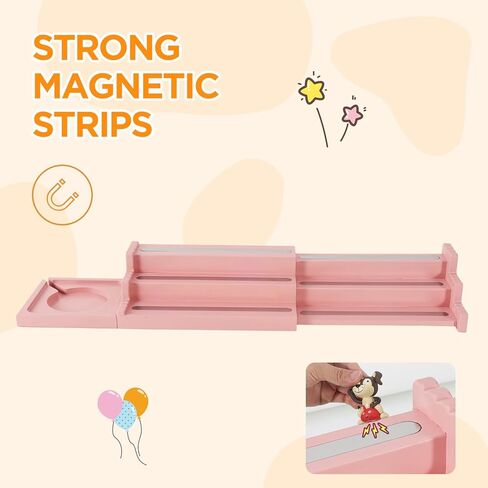 Expendable Wooden Tonie Shelf with Storage Steps - Extendable 3-Slot Organiser for Toniebox2 Toniebox1 and Tonie Figures, Perfect for Kids' Rooms & Play Areas (Natural) in Saudi Arabia