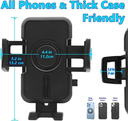 WAAPAK Car Phone Holder Mount 2013-2019 Cadillac XTS Auto Accessories Interior Decoration Smartphone Thick Case Cradles Navigation Bracket iPhone in Saudi Arabia