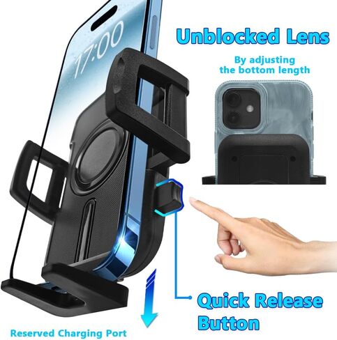 WAAPAK Car Phone Holder Mount 2013-2019 Cadillac XTS Auto Accessories Interior Decoration Smartphone Thick Case Cradles Navigation Bracket iPhone in Saudi Arabia